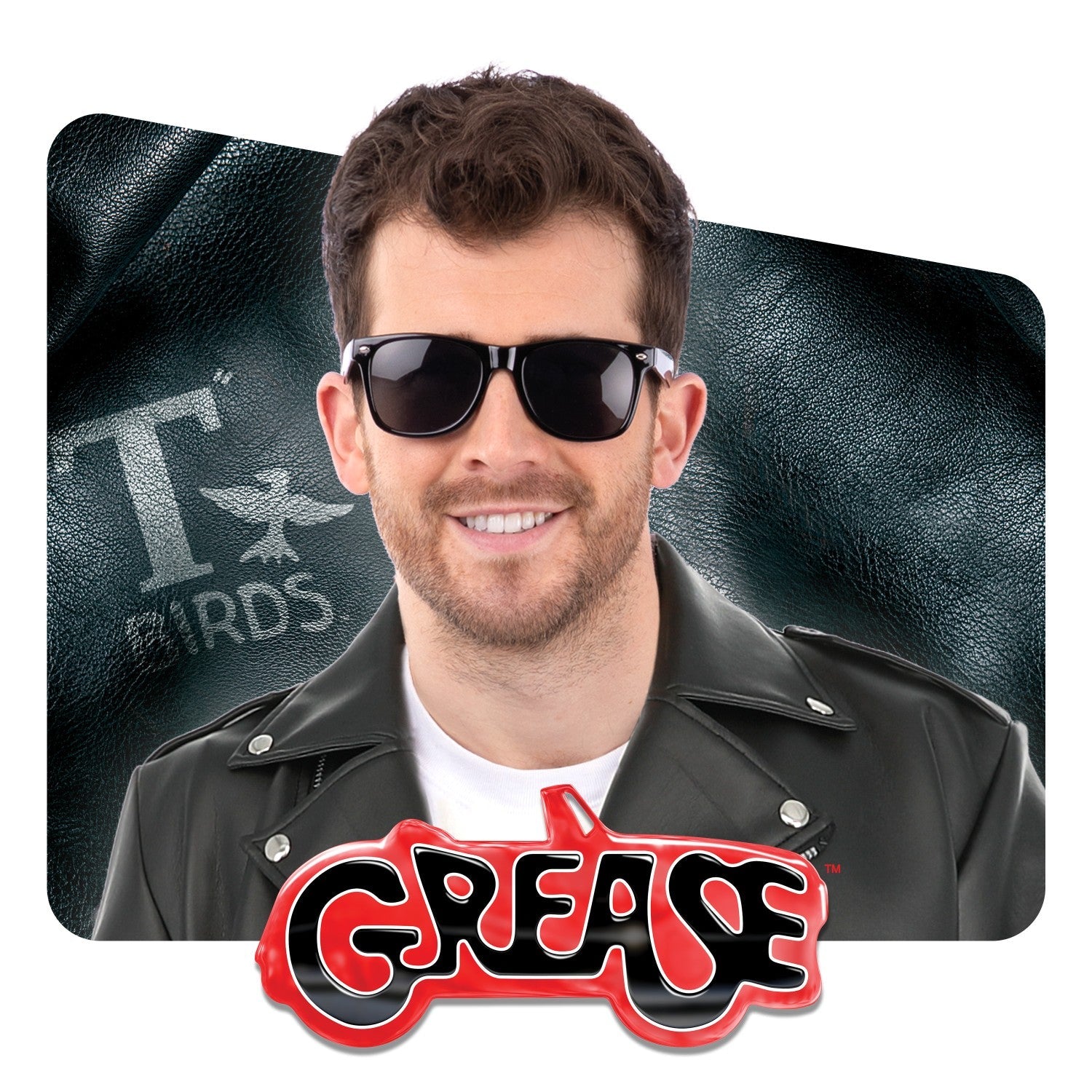 eucalyptus green wedding guest dress T-Birds Black Leather Jacket