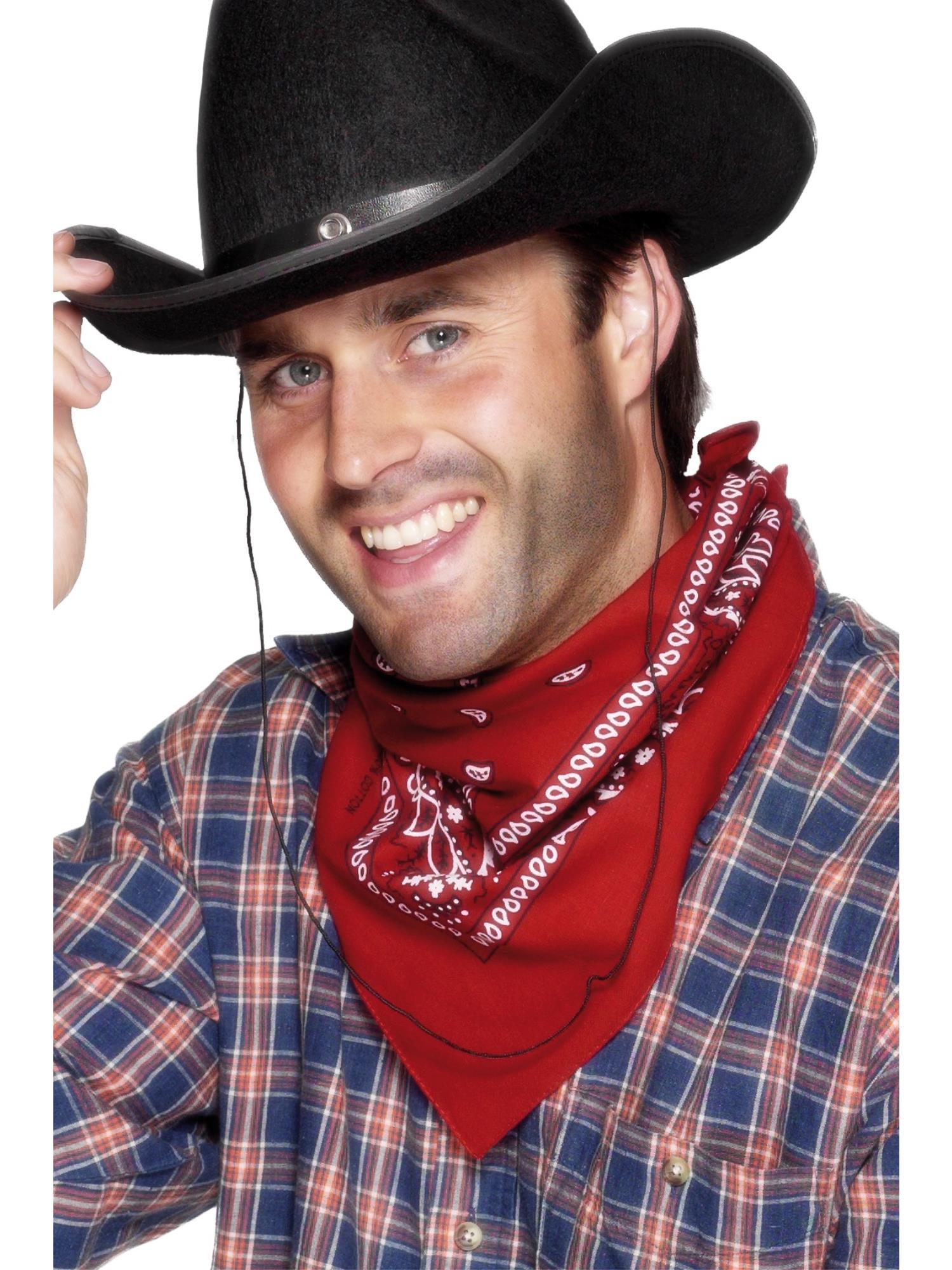 Cowboy Bandana, Red – Smiffys