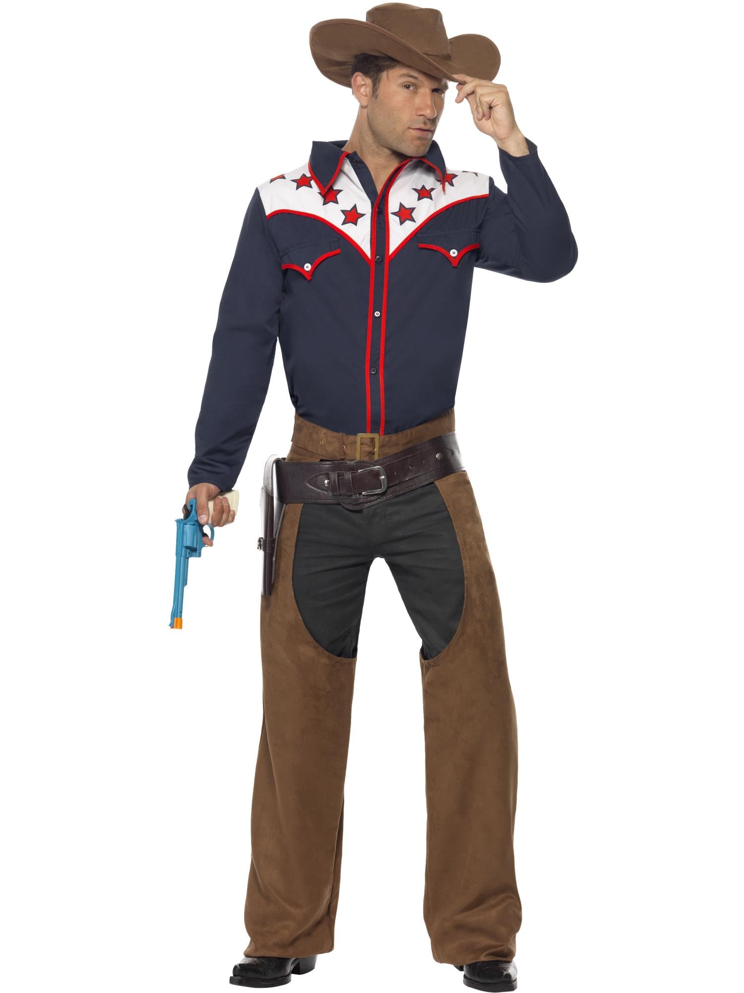 Rodeo Cowboy Costume – Smiffys - Main Image