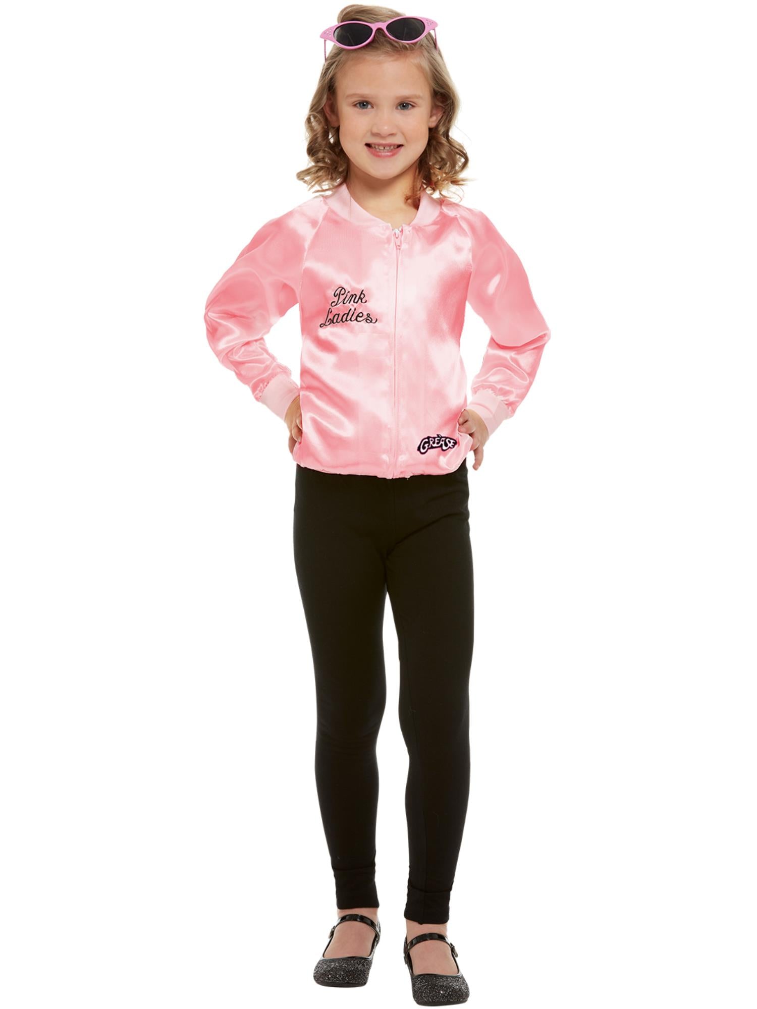 Grease Pink Ladies Jacket, Child – Smiffys - Main Image