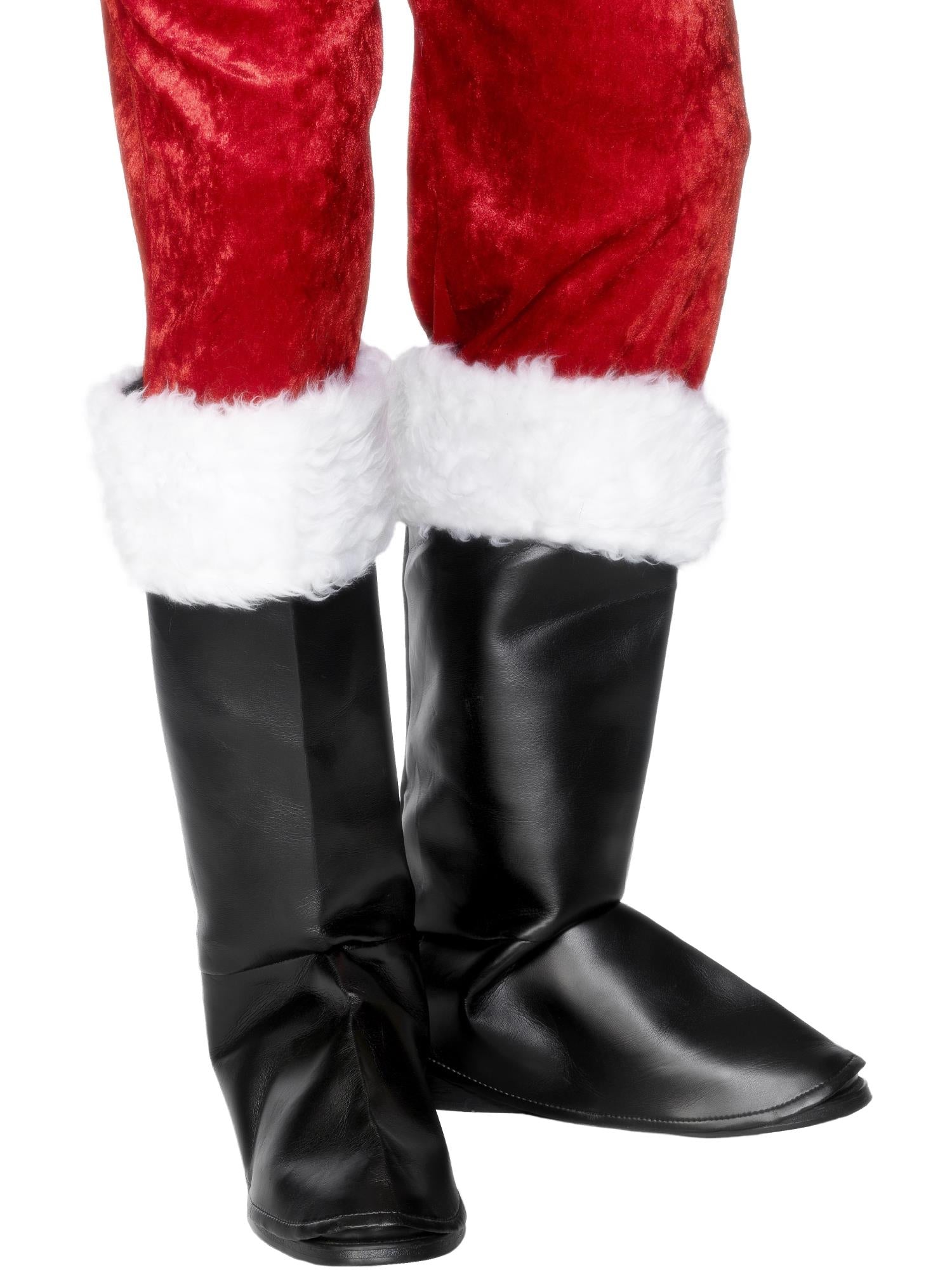 Santa Boot Covers – Smiffys - Main Image