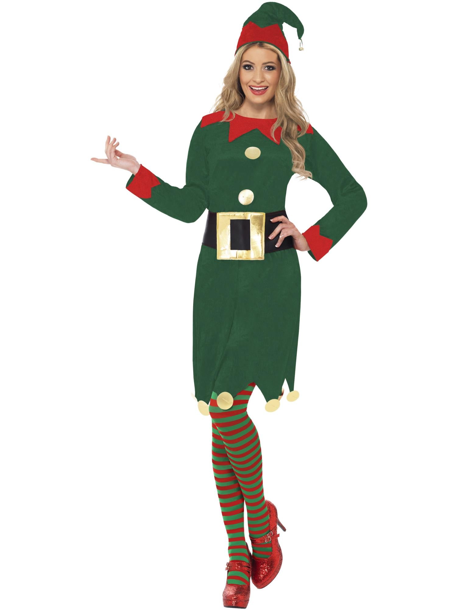 Elf Costume, with Dress & Belt Smiffys Elf Costume, with Dress & Belt Smiffys