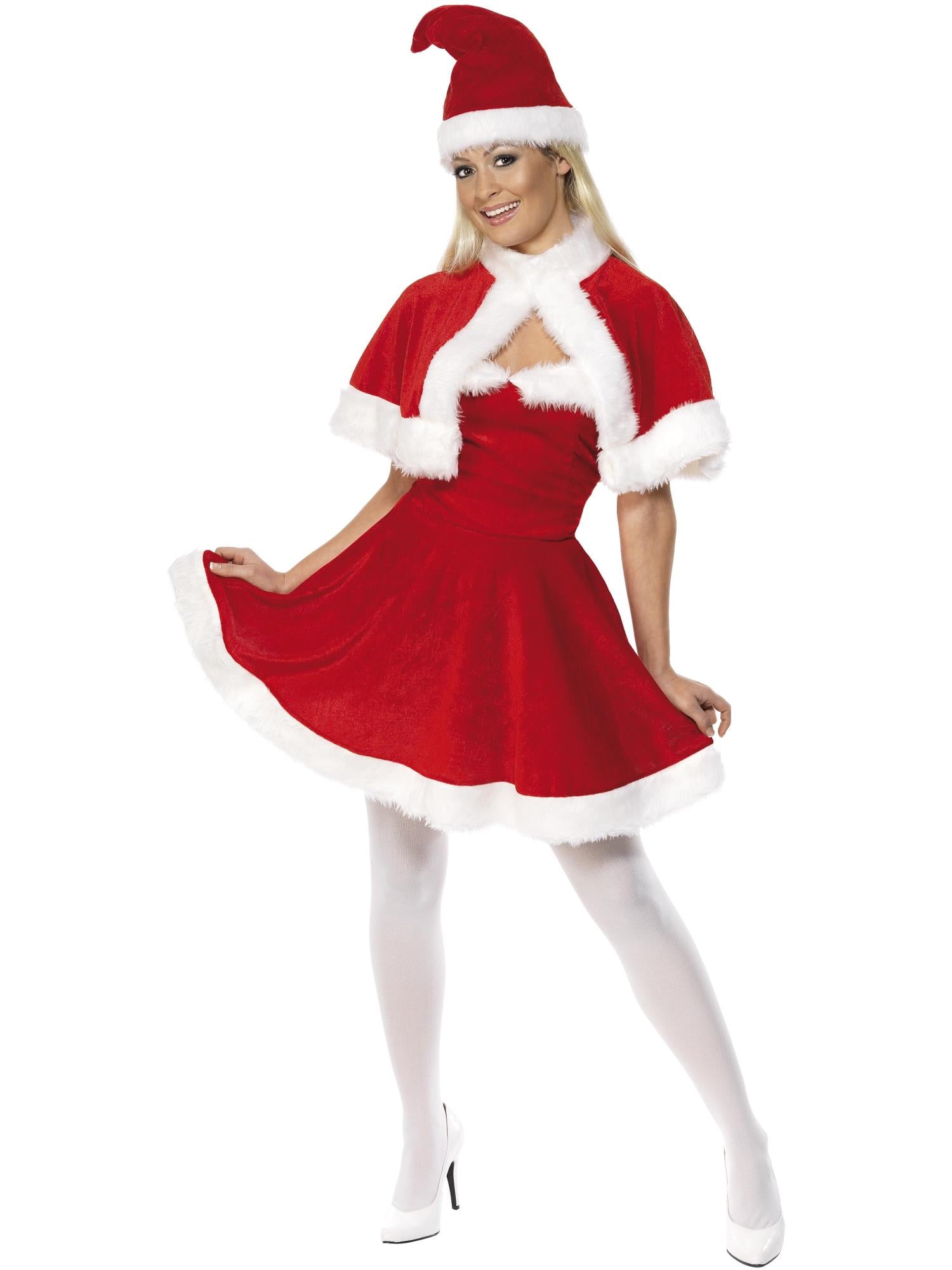 Miss Santa Costume, with Cape Smiffys Miss Santa Costume, with Cape Smiffys