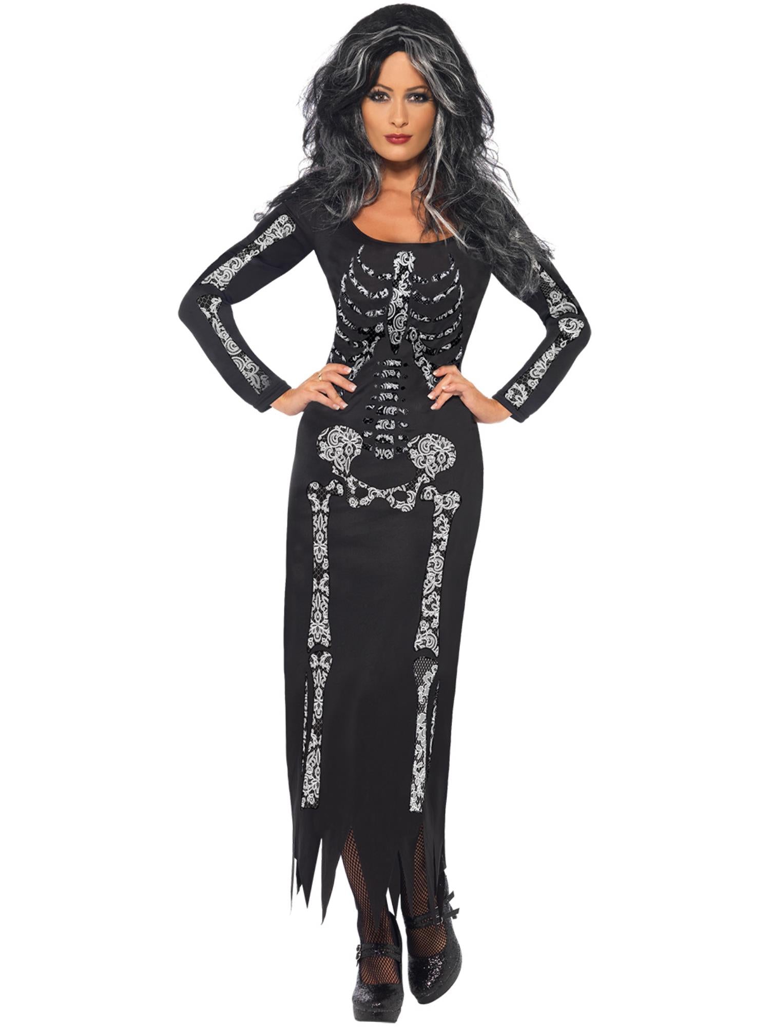 Skeleton Costume, with Tube Dress Smiffys Skeleton Costume, with Tube Dress Smiffys