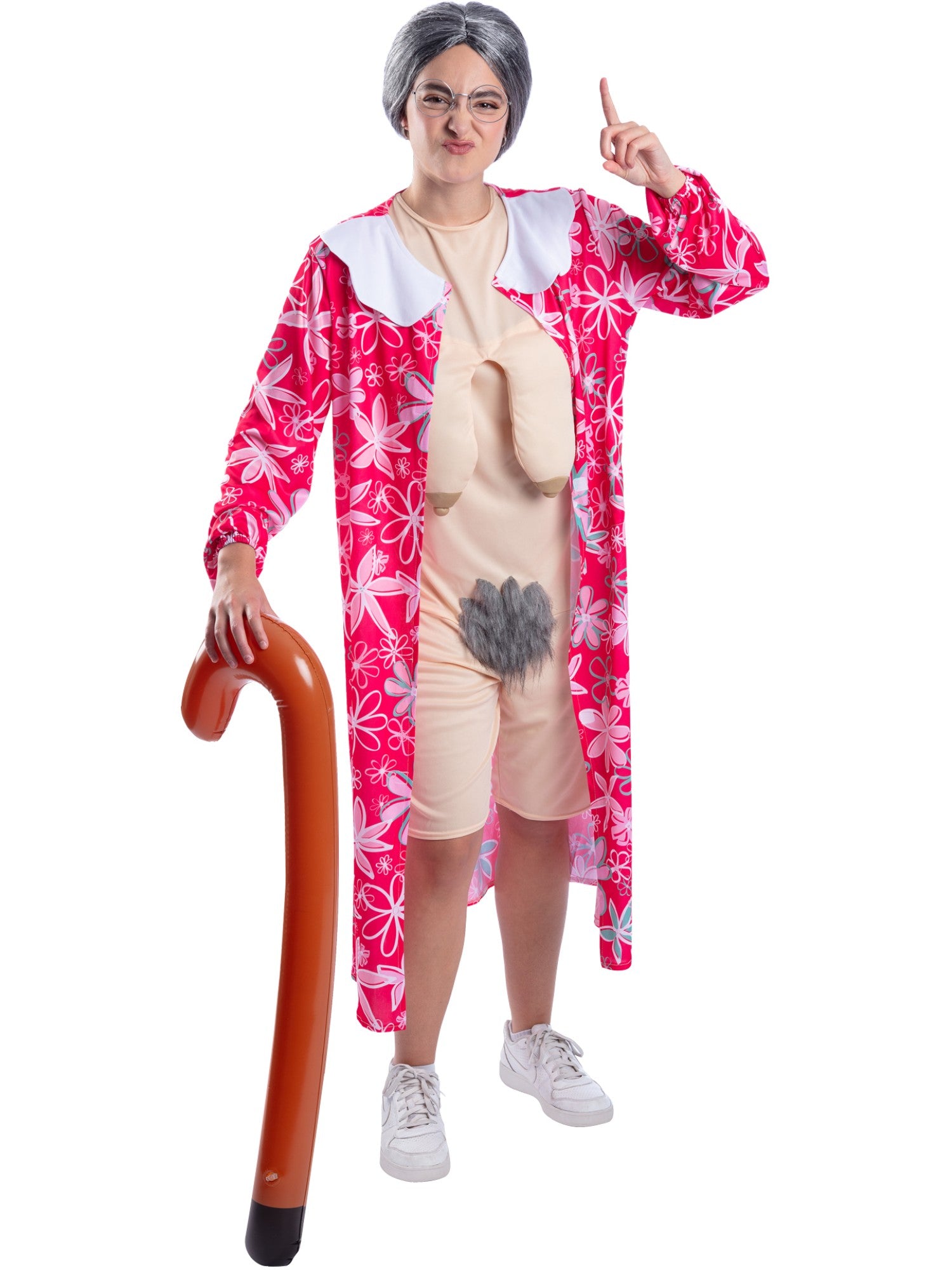 Comedy Funny Female Fancy Dress Gravity Granny Costume – Smiffys