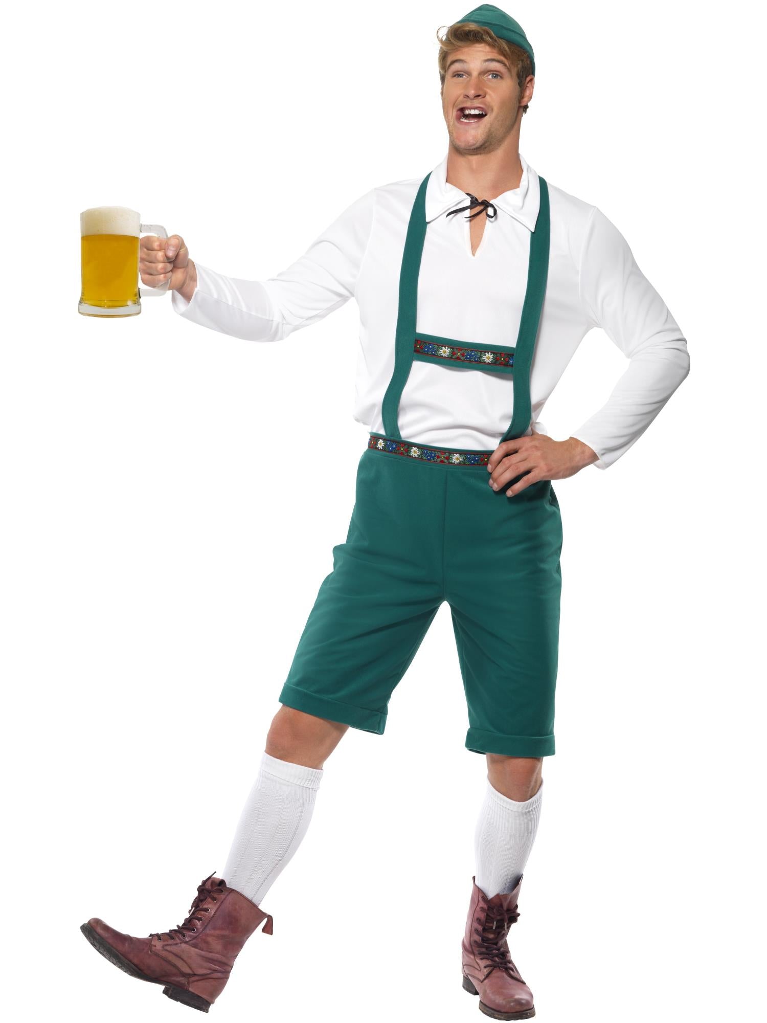 Beer Fest Costume, Green Smiffys Beer Fest Costume, Green Smiffys