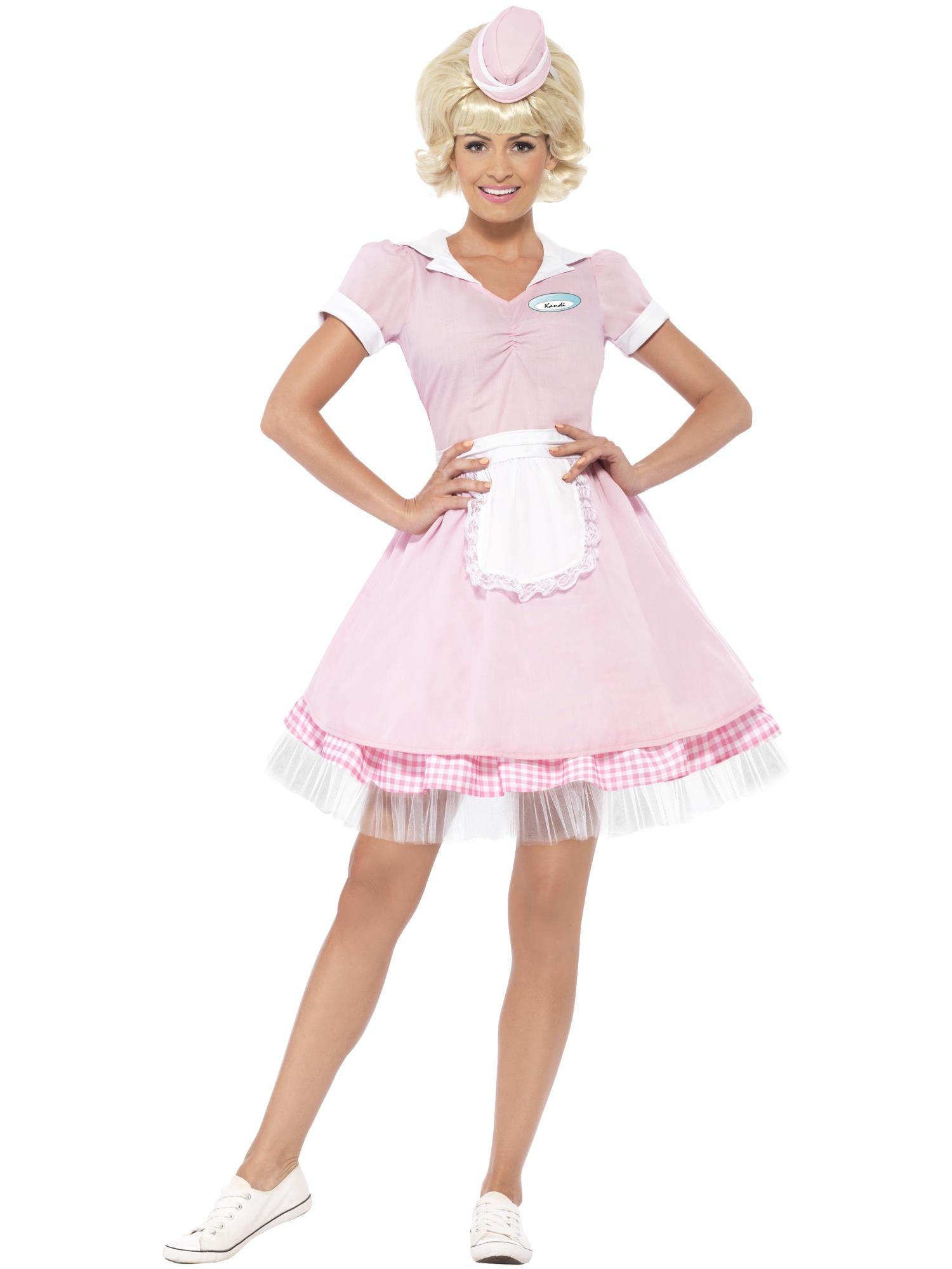 50s Diner Girl Costume – Smiffys - Main Image