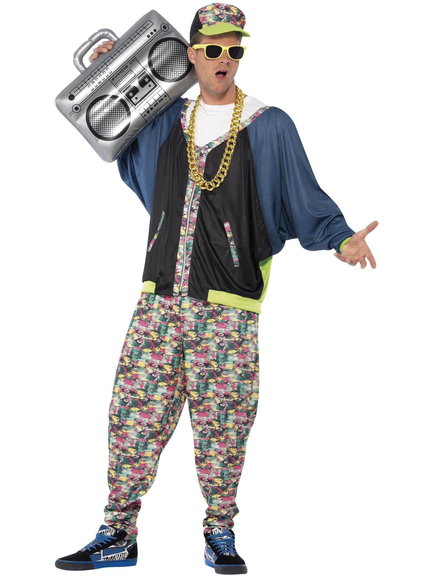 80s Hip Hop Costume – Smiffys - Main Image