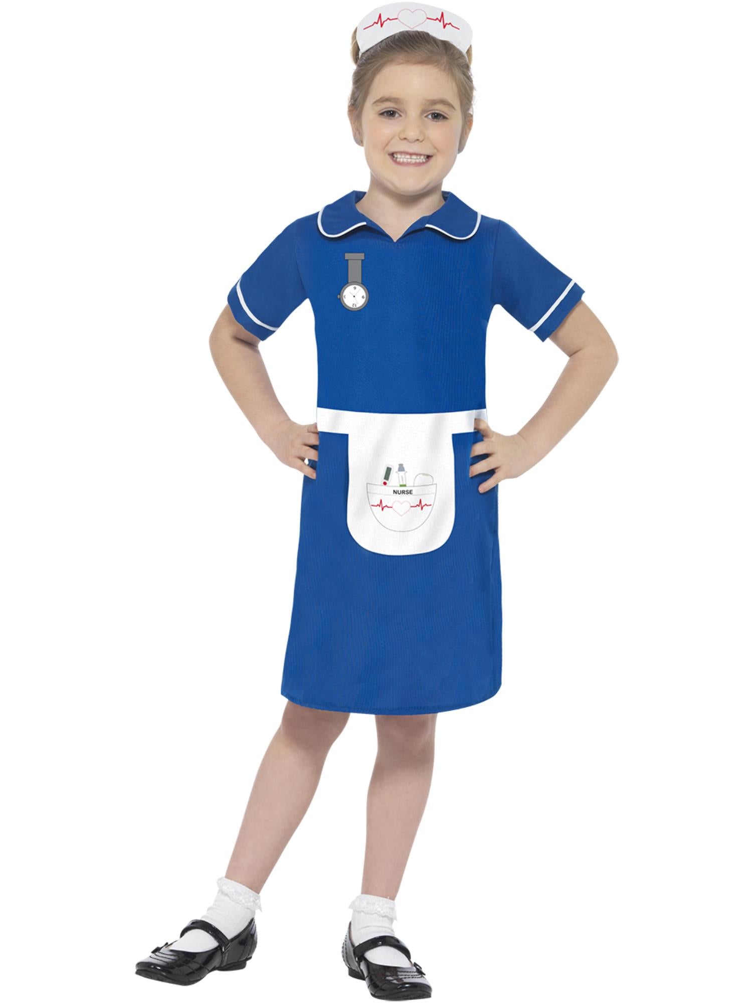 Nurse Costume, Blue Smiffys Nurse Costume, Blue Smiffys