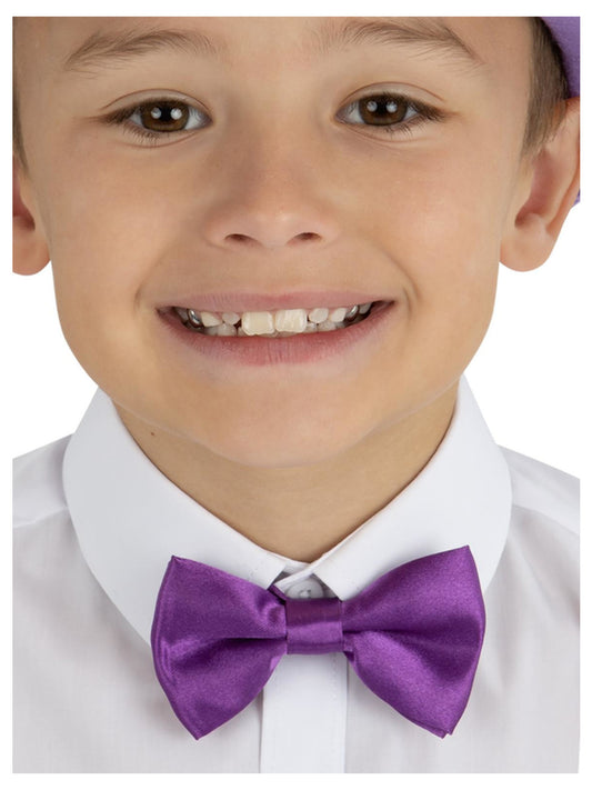 Kids Purple Bow Tie