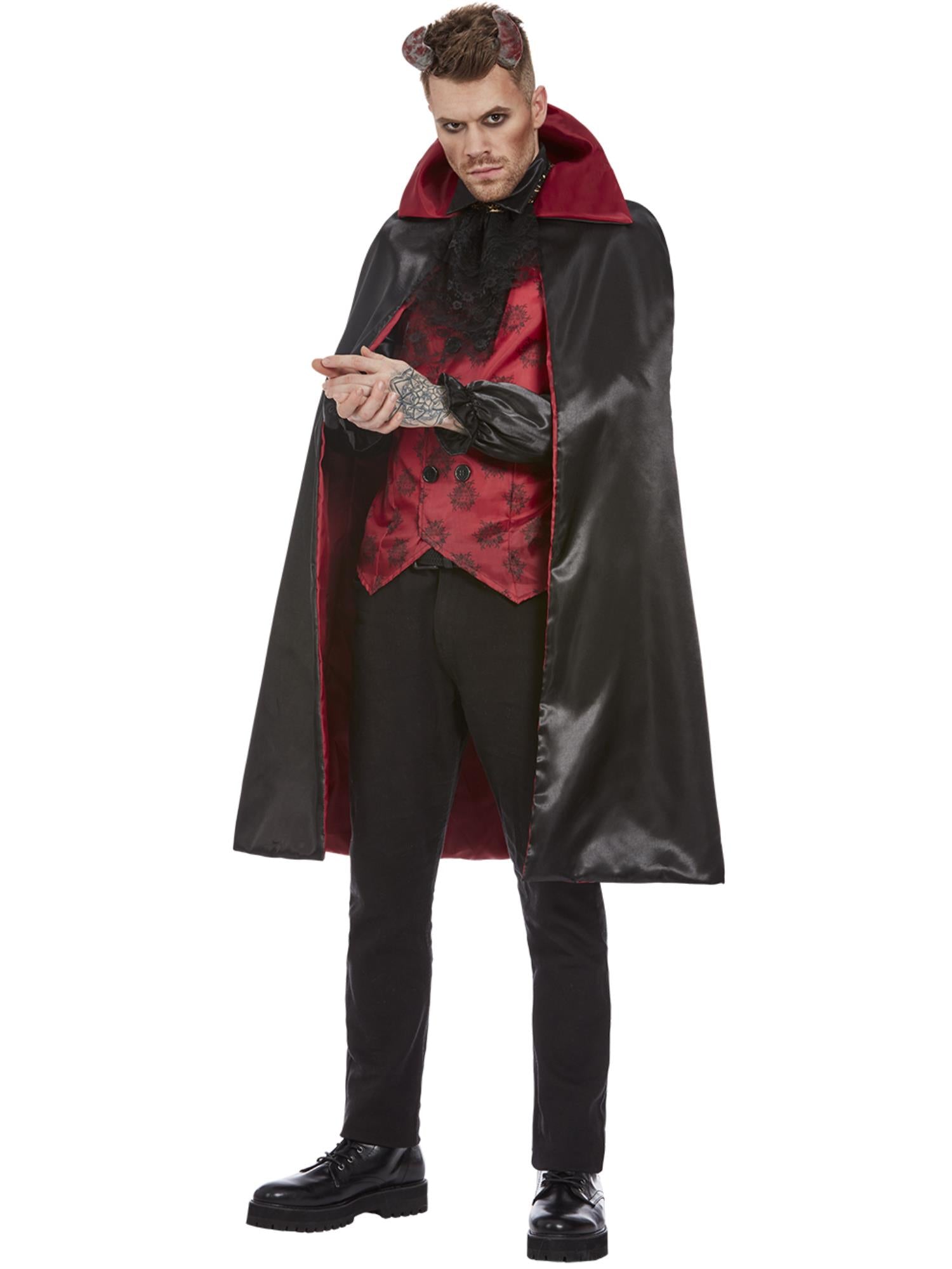 Devil Costume, Red Black – Smiffys - Main Image