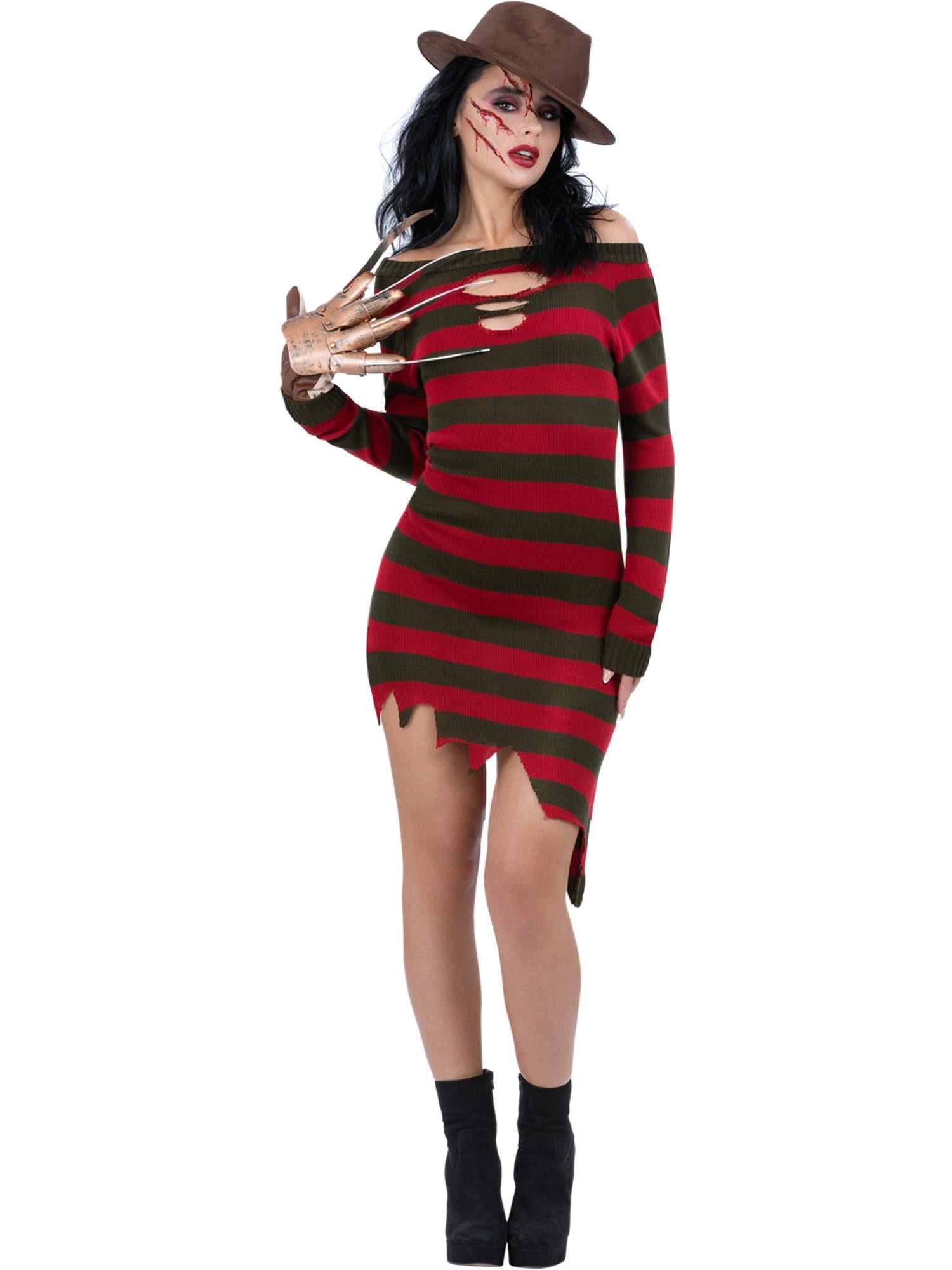 A Nightmare On Elm Street, Freddy Krueger Womens Costume – Smiffys