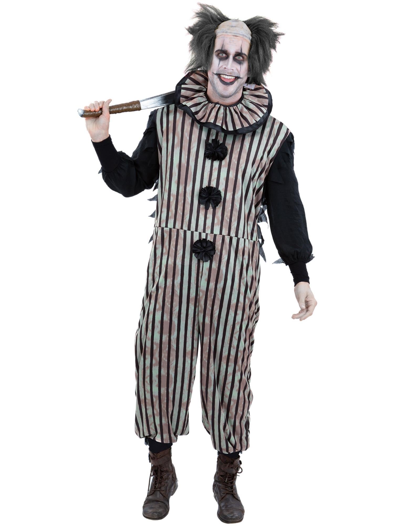 Dark Vintage Clown Costume Smiffys Dark Vintage Clown Costume Smiffys