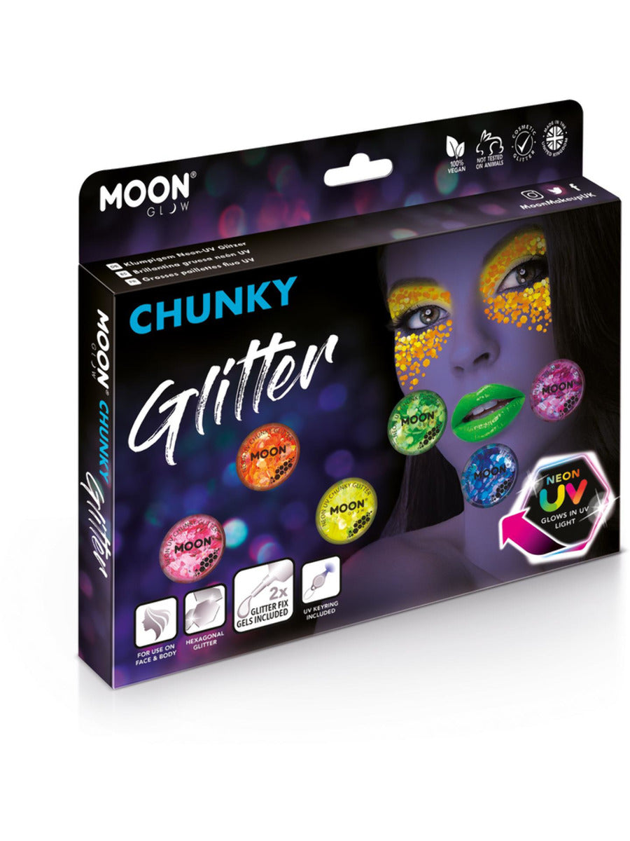Smiffys Iridescent Chunky Glitter Gel – Schimmerndes Pink für Gesicht Smiffys Iridescent Chunky Glitter Gel – Schimmerndes Pink für Gesicht