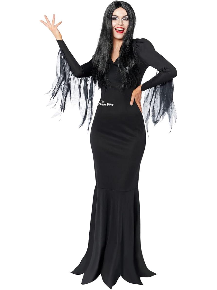addams family morticia dress Family, Costume – This dress is pregnancy friendly Size:Dresser Black Bowen Dress