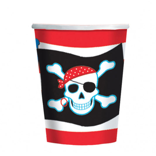 Pirate Party Paper Cups - 250ml