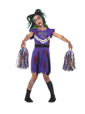 Dark Cheerleader Child Girl's Costume