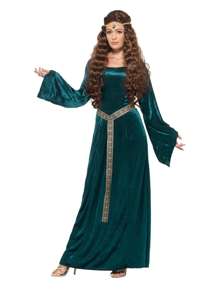 Medieval Maid Costume, Green Alternative View 3.jpg