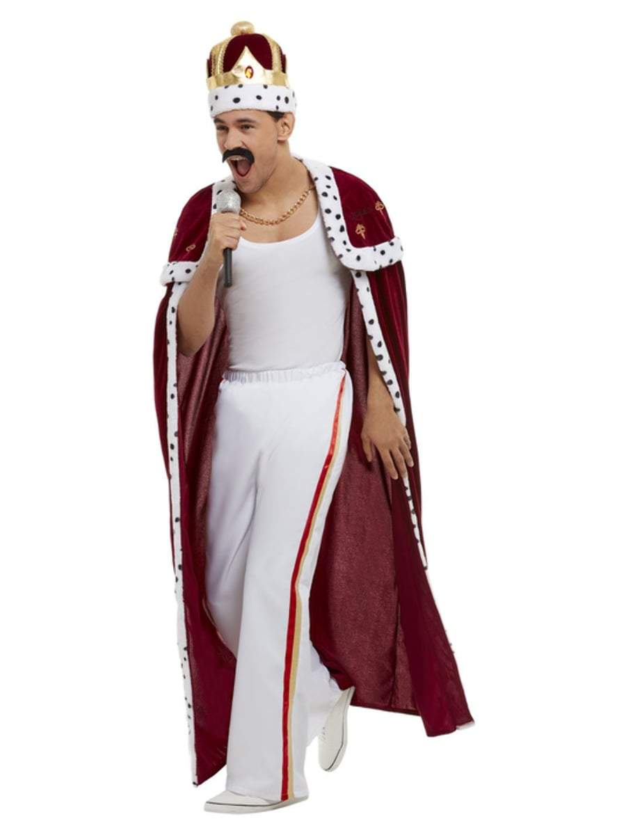 80s Queen Freddie Mercury Break free Housewife Fancy Dress Costume & Wig  Smiffys