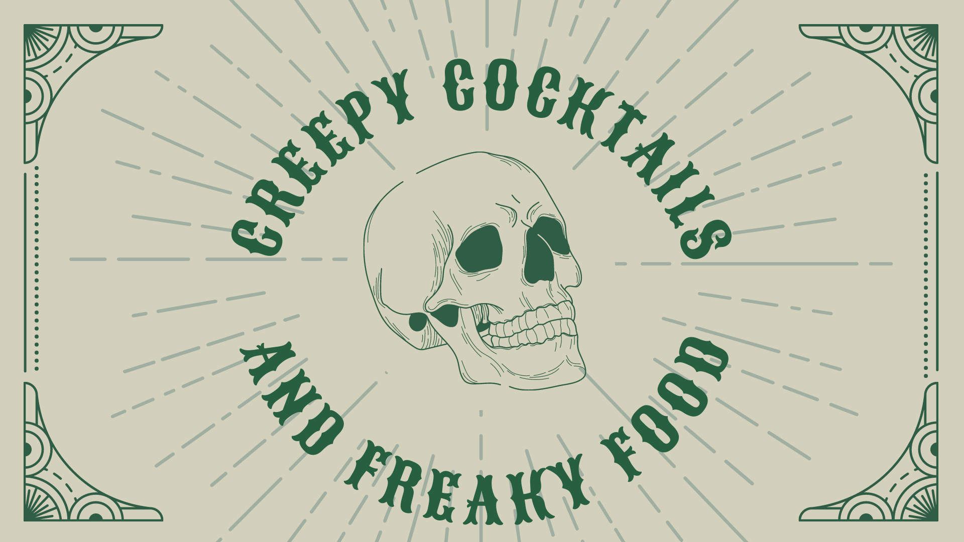 Halloween Cocktails and Food