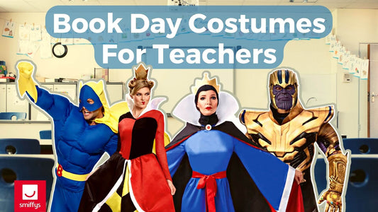 teacher costumes book day banner