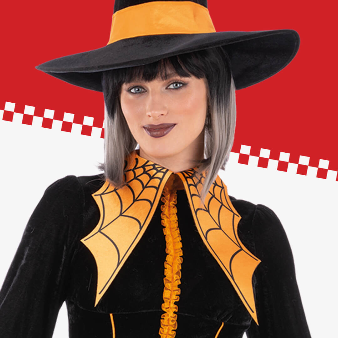 Smiffys Fever Satanic Witch Kostüm – Gruselig, Hochwertig, Für Halloween & Mottopartys