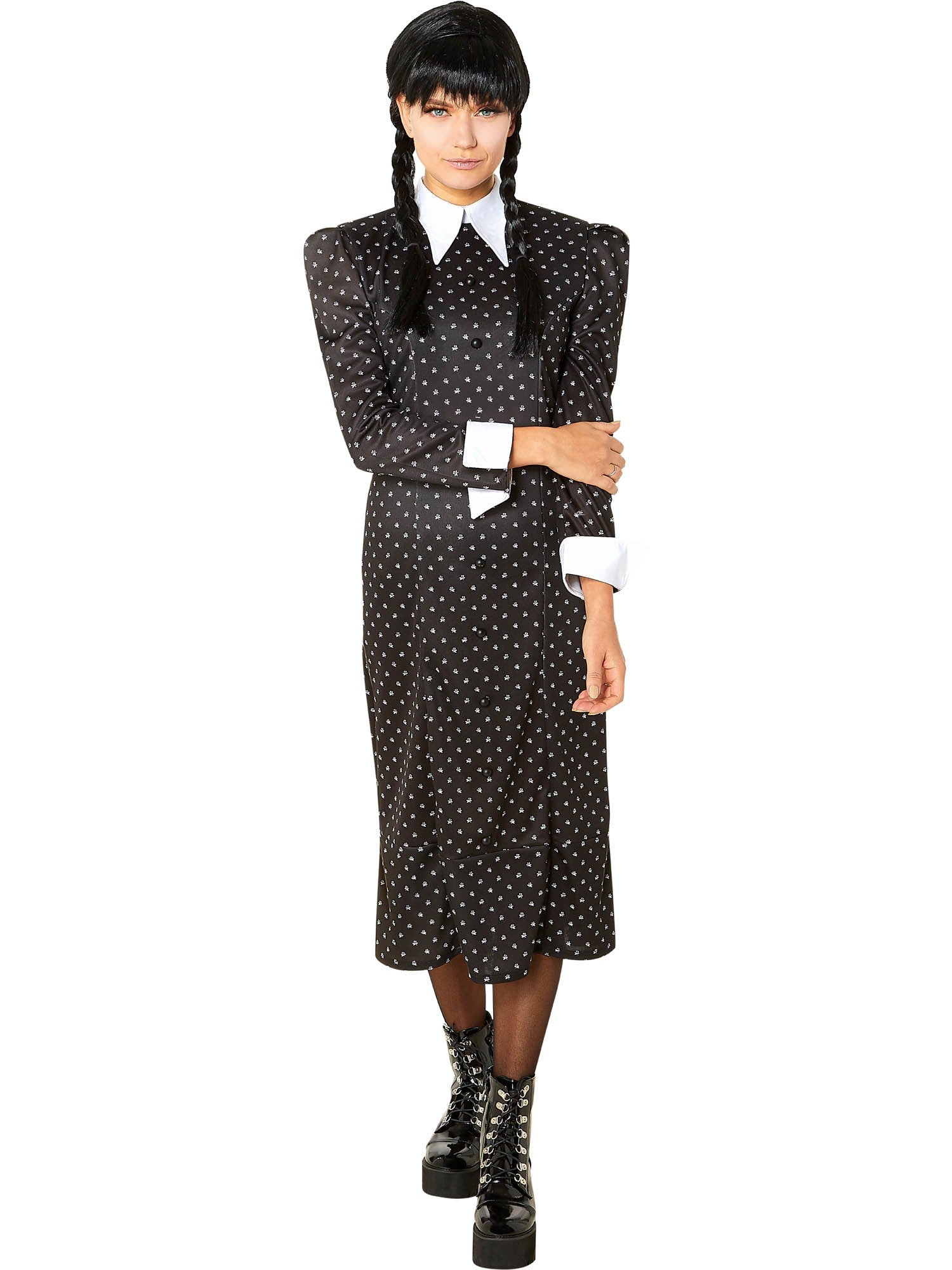 Wednesday Addams Dress Womens Adult Costume