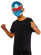Kids Captain America Brave New World Full Metallic Mask