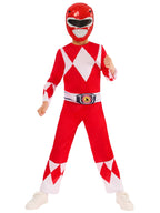 Kids Mighty Morphin Red Power Ranger Costume