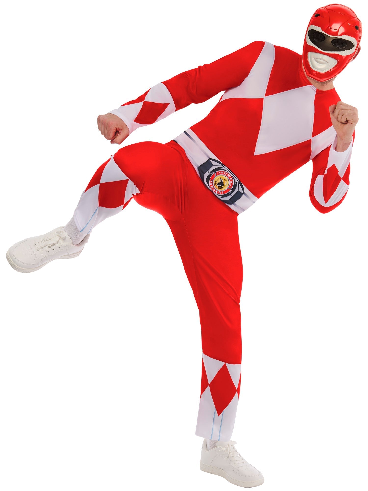 Adult Mighty Morphin Red Power Ranger Costume