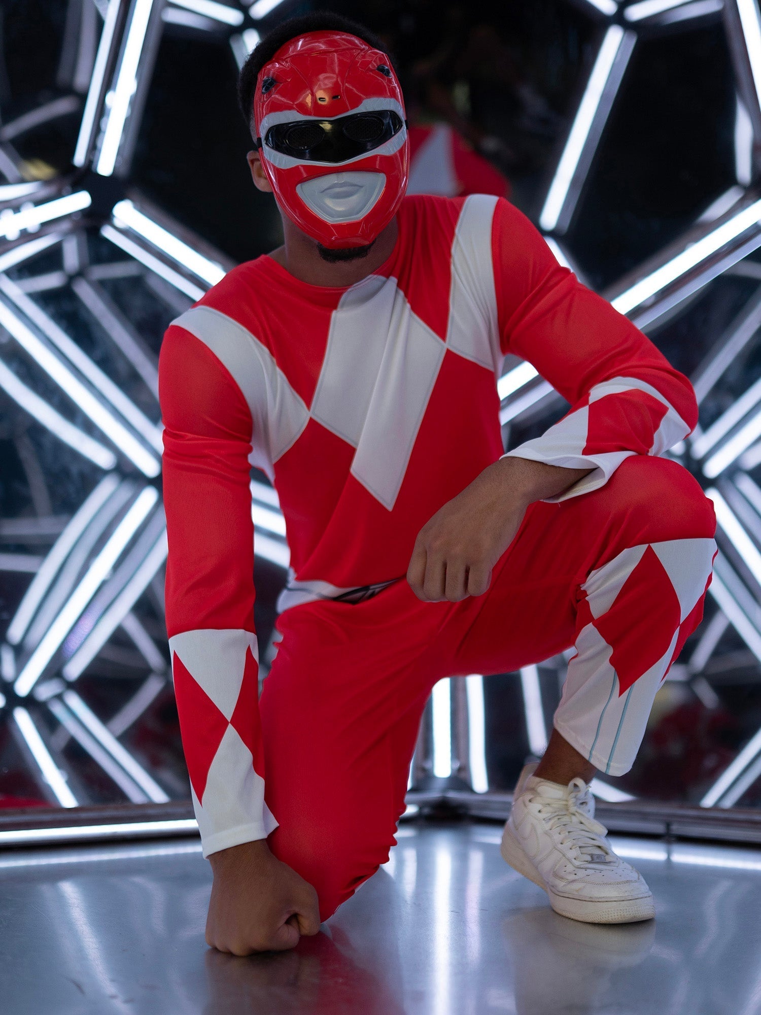 Adult Mighty Morphin Red Power Ranger Costume