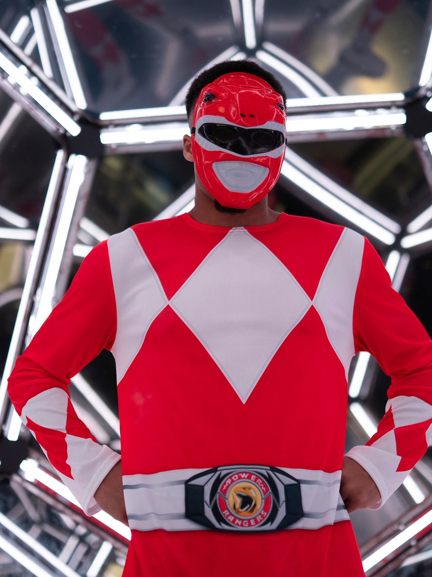 Adult Mighty Morphin Red Power Ranger Costume