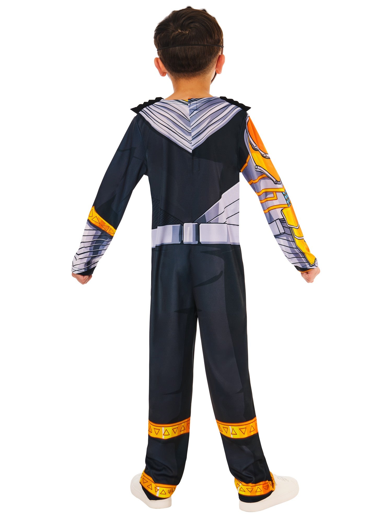 Graphite Ranger Suit Kids Kids Power Ranger Cosmic Fury Black Ranger Costume – Smiffys