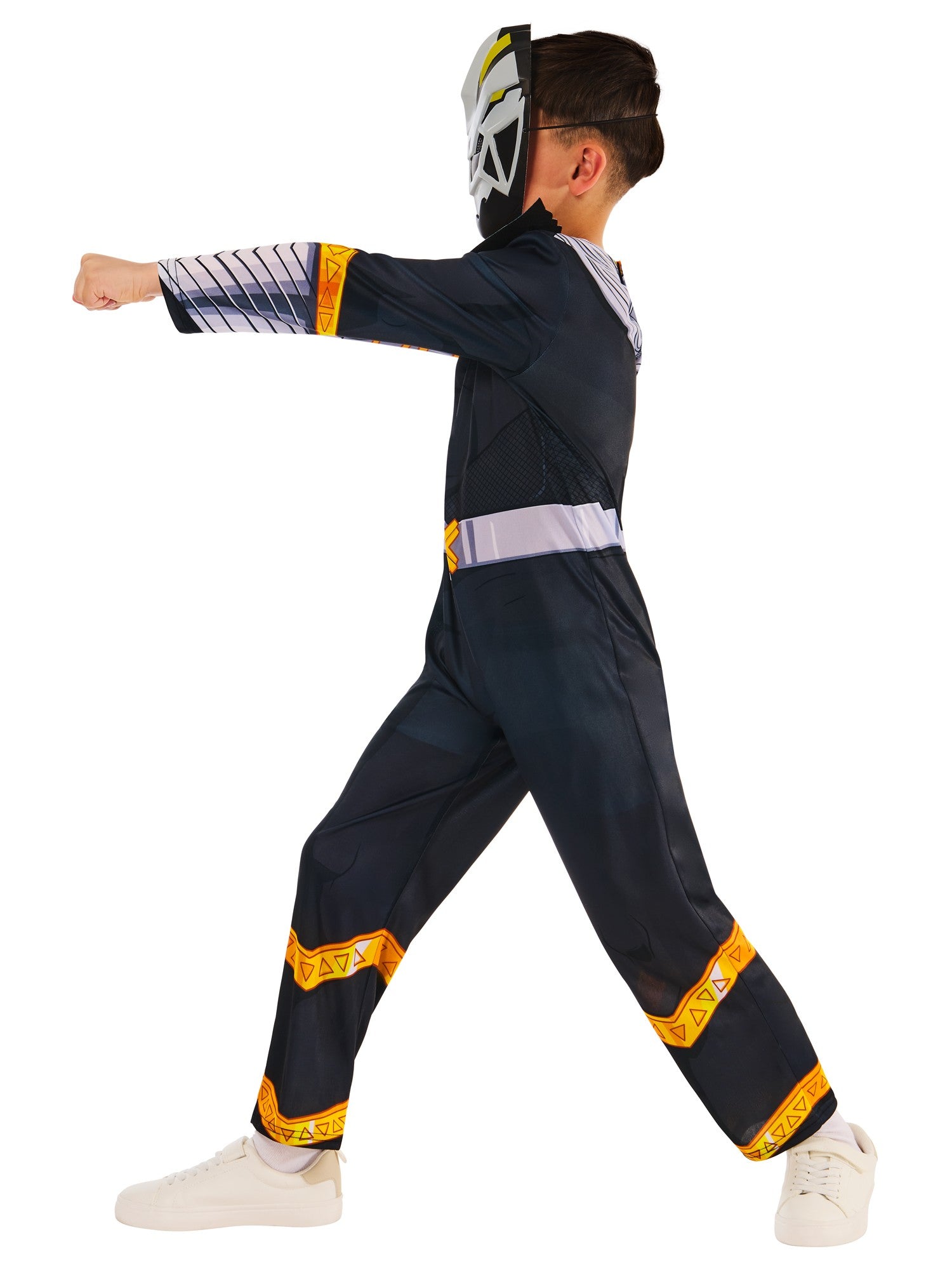 Graphite Ranger Suit Kids Kids Power Ranger Cosmic Fury Black Ranger Costume – Smiffys