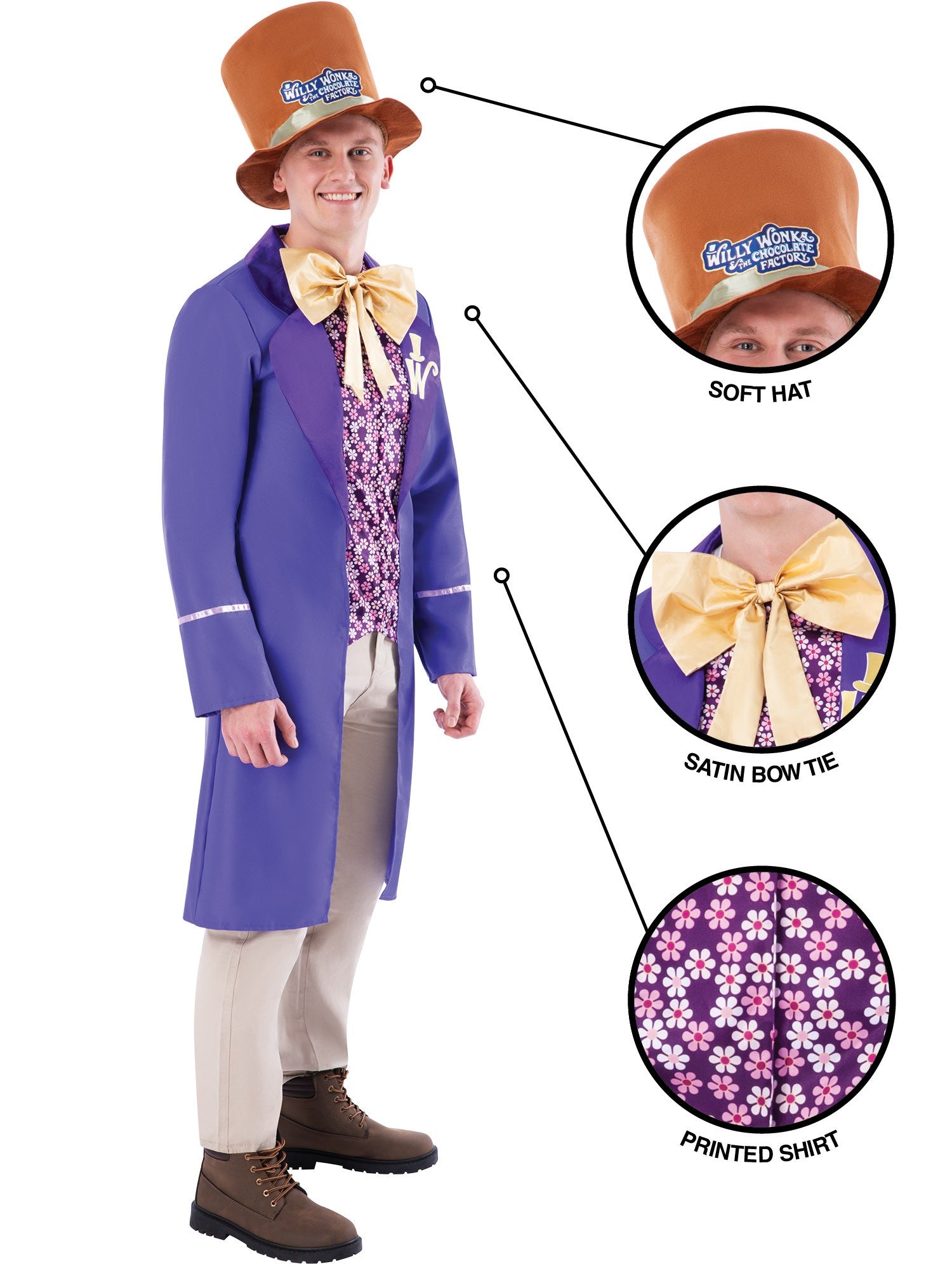 Willy Wonka Chocolate Factory Costume