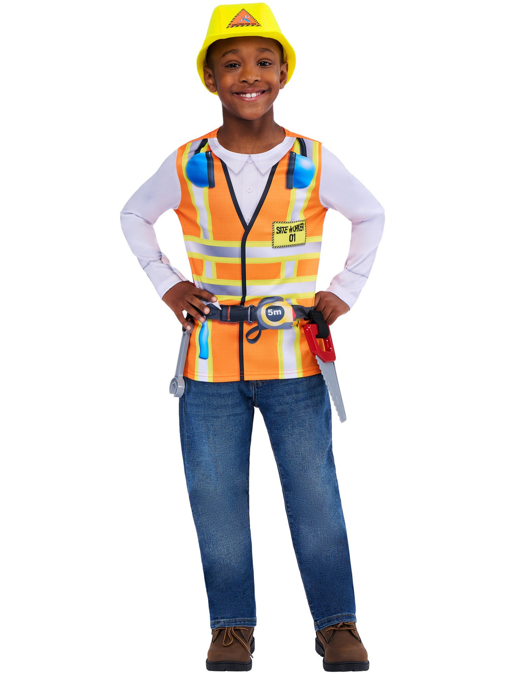 Construction Worker Kids Costume