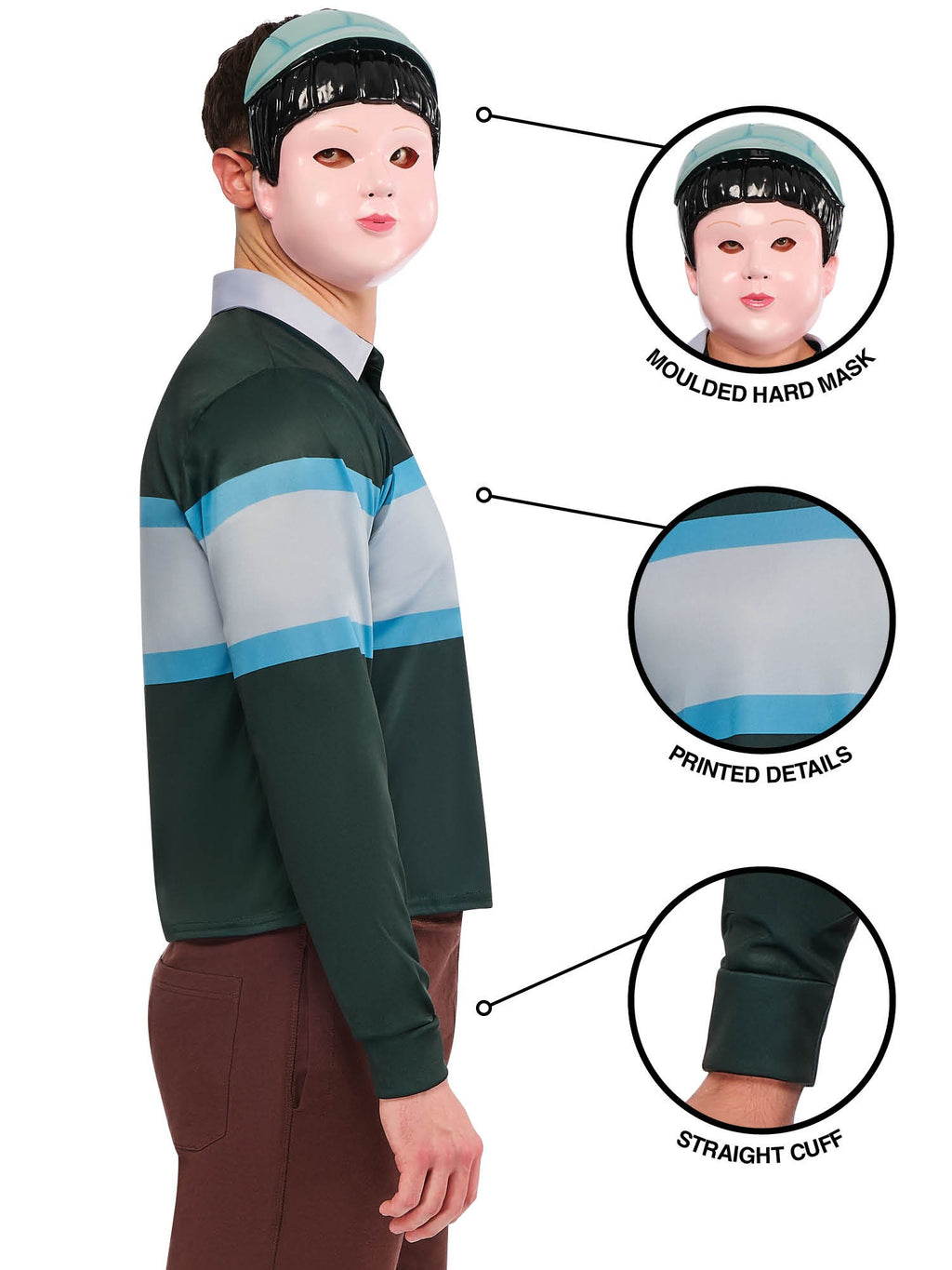 Boy Doll Adult Costume from Squid Game