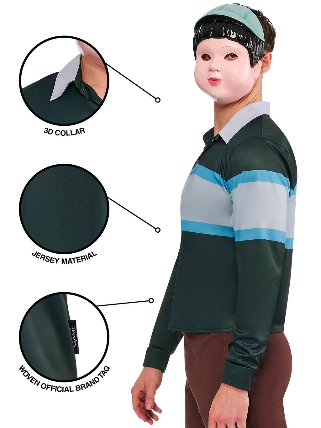 Boy Doll Adult Costume from Squid Game
