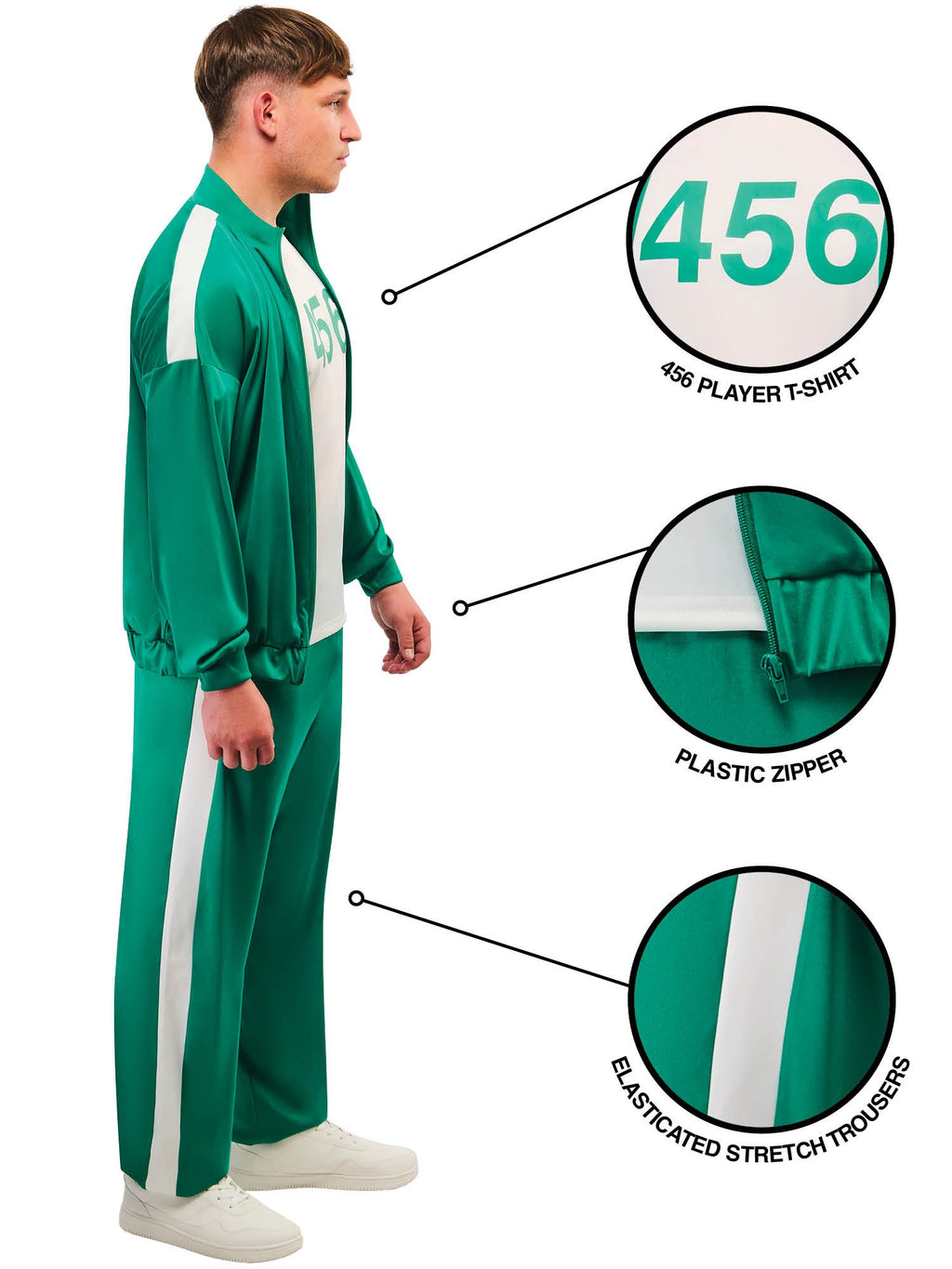 Player 456 Deluxe Adult Costume from Squid Game
