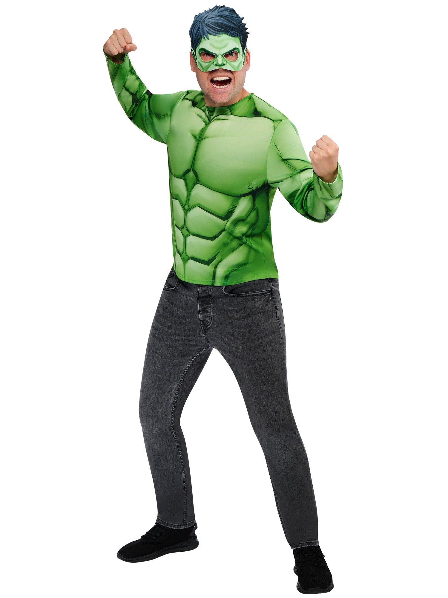 Hulk Top And Half Mask