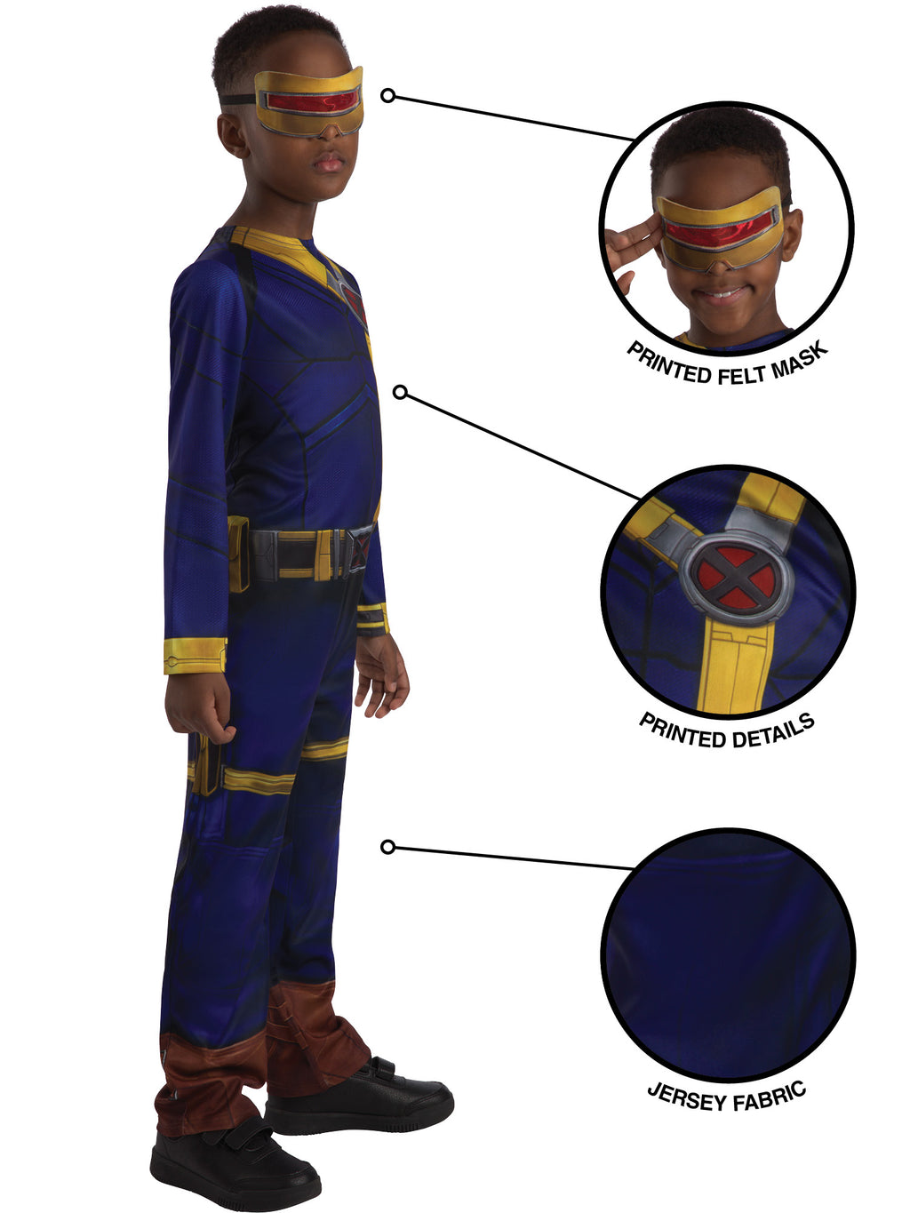 Avengers Doomsday Cyclops Costume Kids