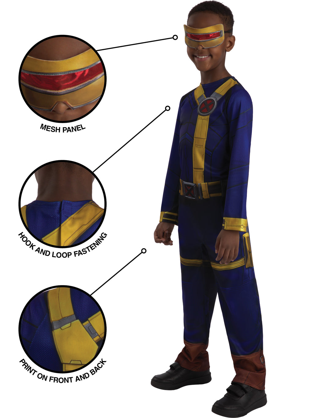 Avengers Doomsday Cyclops Costume Kids