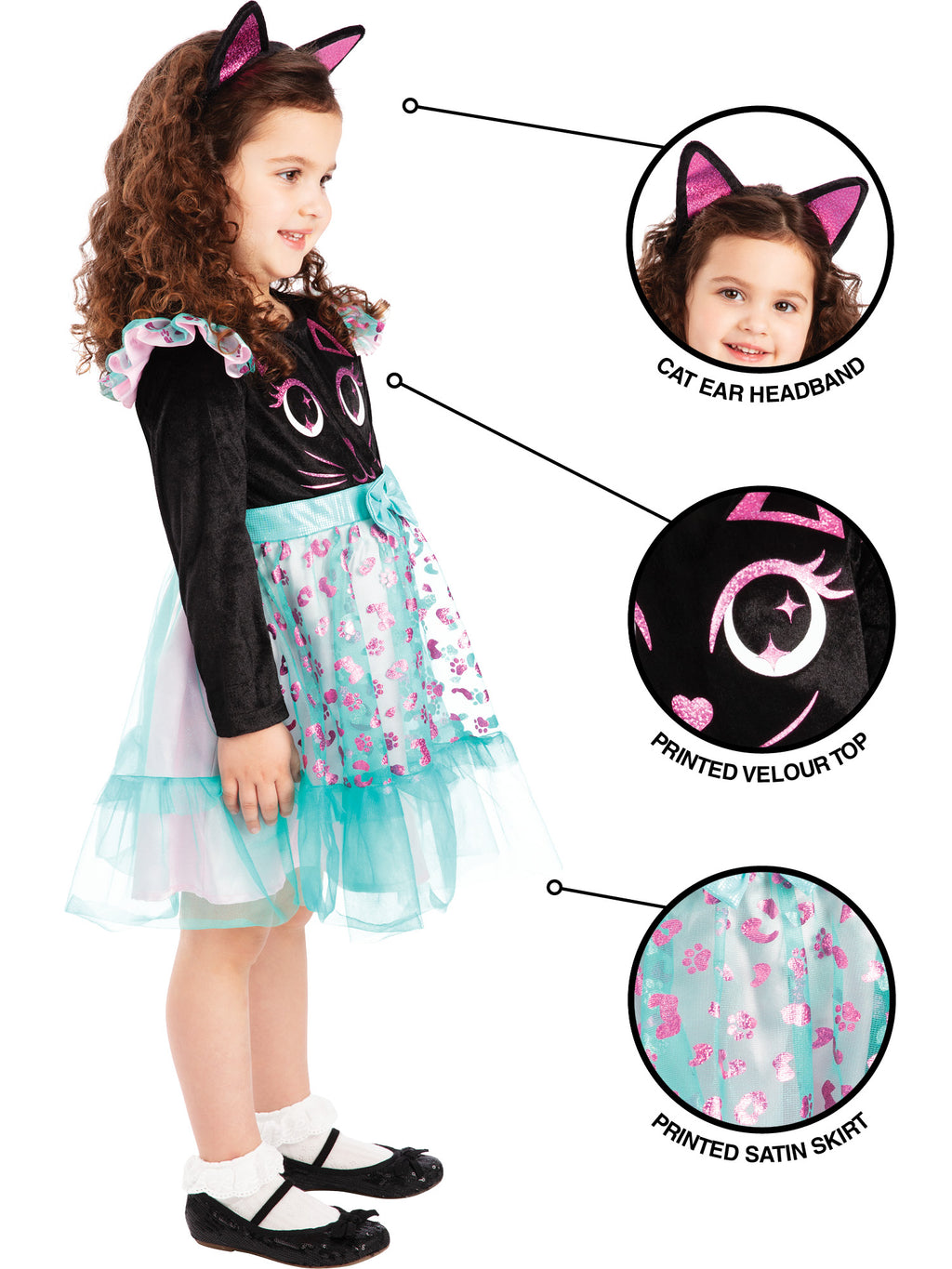 Cat Dress Toddler Girls Costume