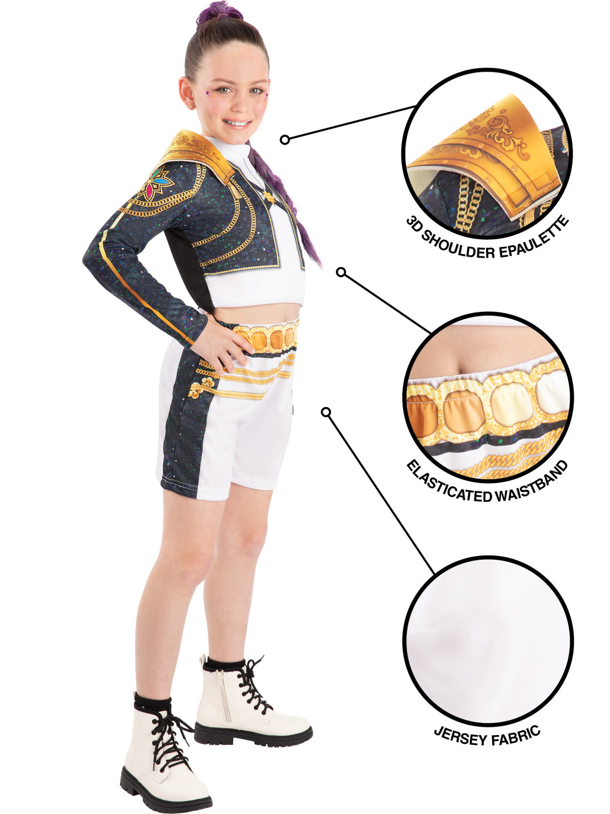 Golden Without Rumi KPop Classic Rumi Golden Kids Costume – Smiffys