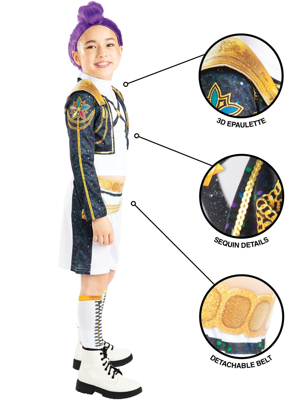 KPop Deluxe Rumi Golden Kids Costume