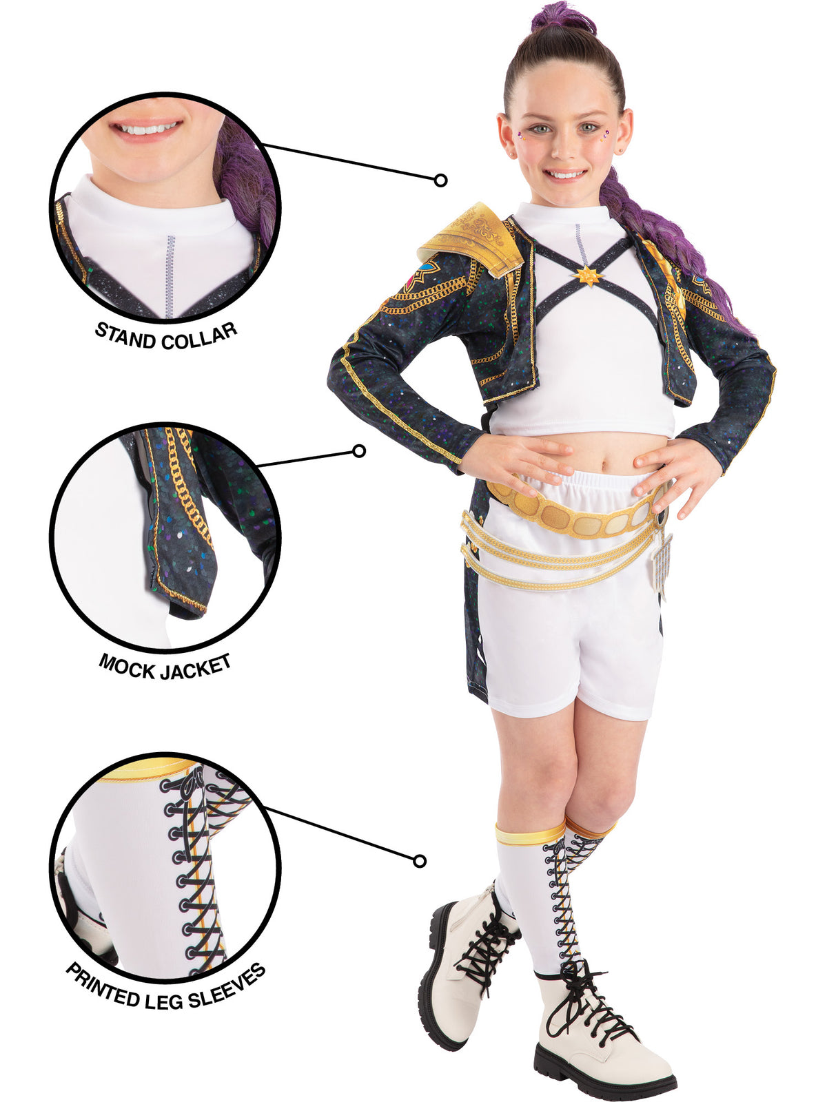 KPop Deluxe Rumi Golden Kids Costume
