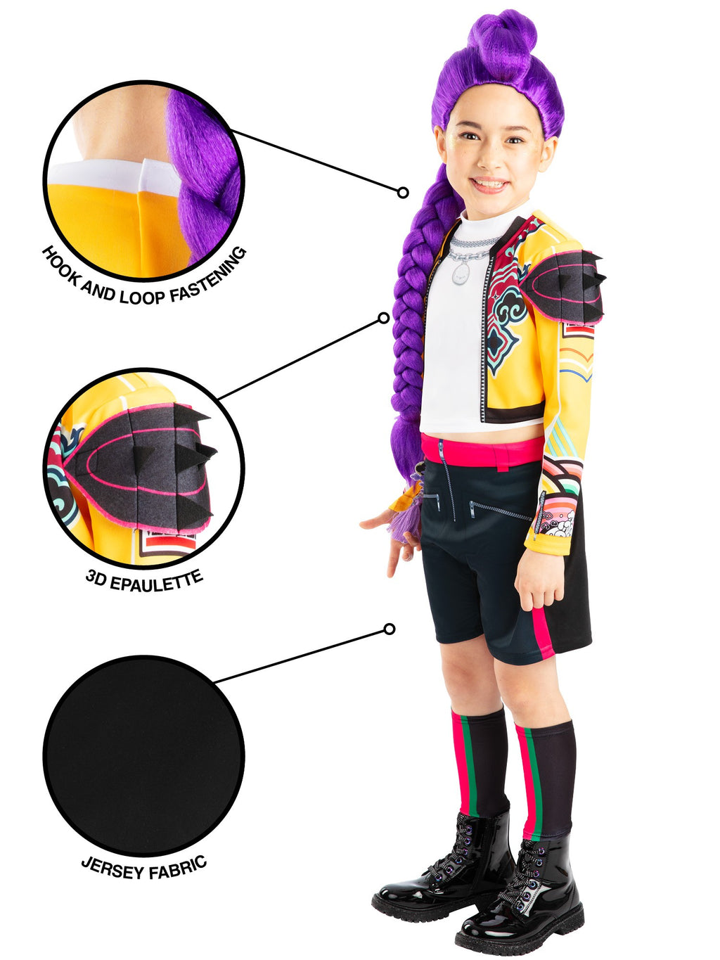 KPop Rumi Demon Hunters Kids Costume