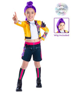 KPop Rumi Demon Hunters Kids Costume and Wig Bundle