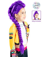 KPop Rumi Demon Hunters Kids Costume and Wig Bundle