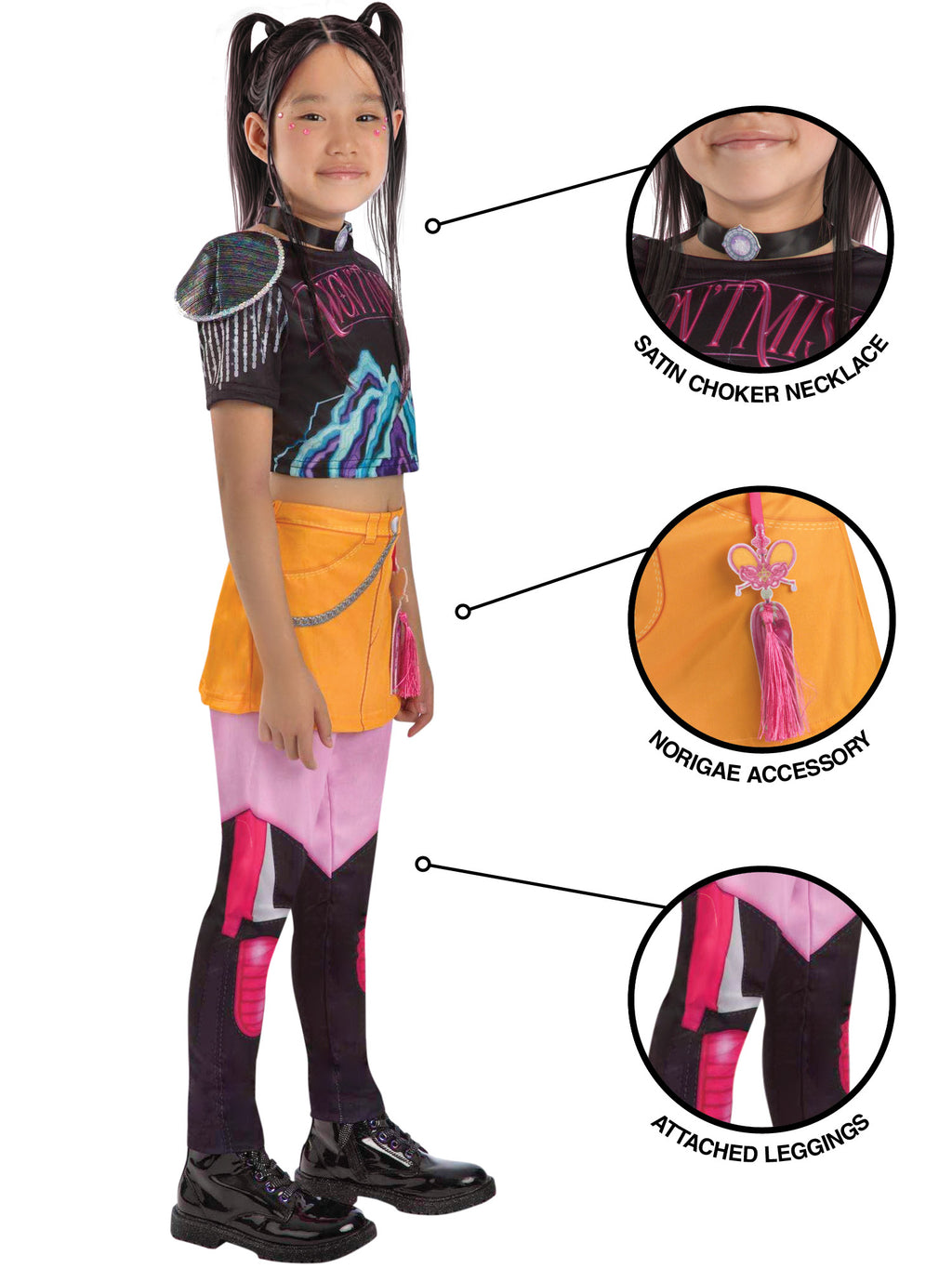 KPop Mira Demon Hunters Kids Costume